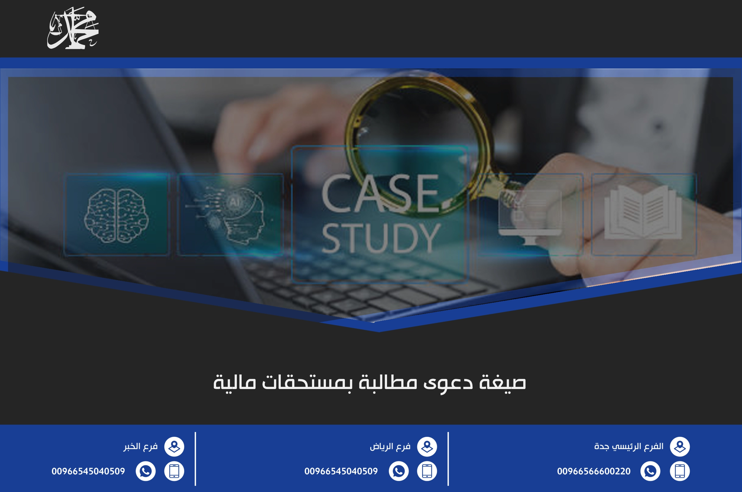 صيغة دعوى مطالبة بمستحقات مالية